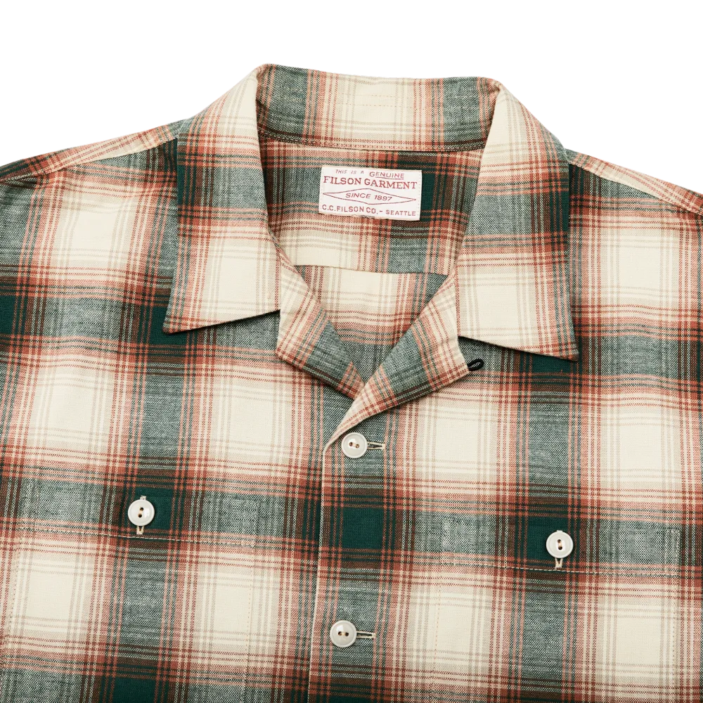 Elk Heights Camp Shirt - Rust / Pine Grove Plaid