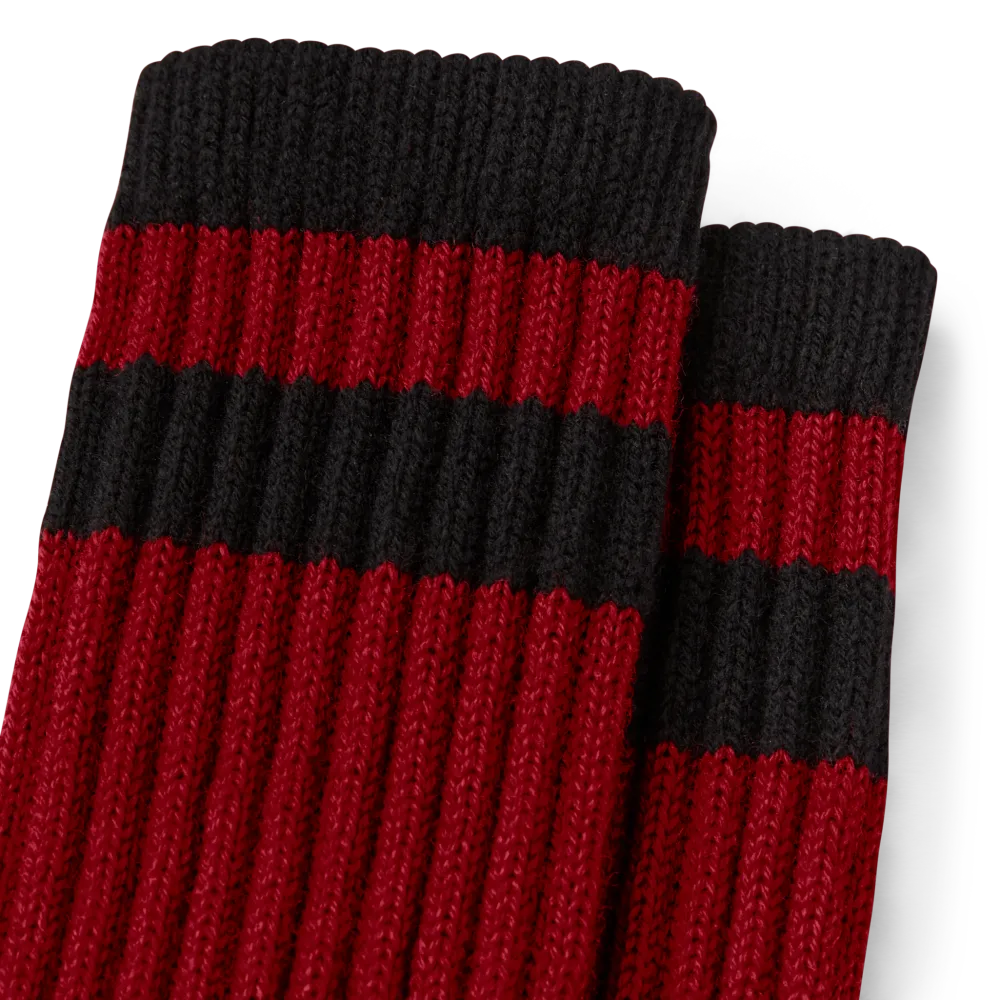 1970s Logger Thermal Socks - Scarlet