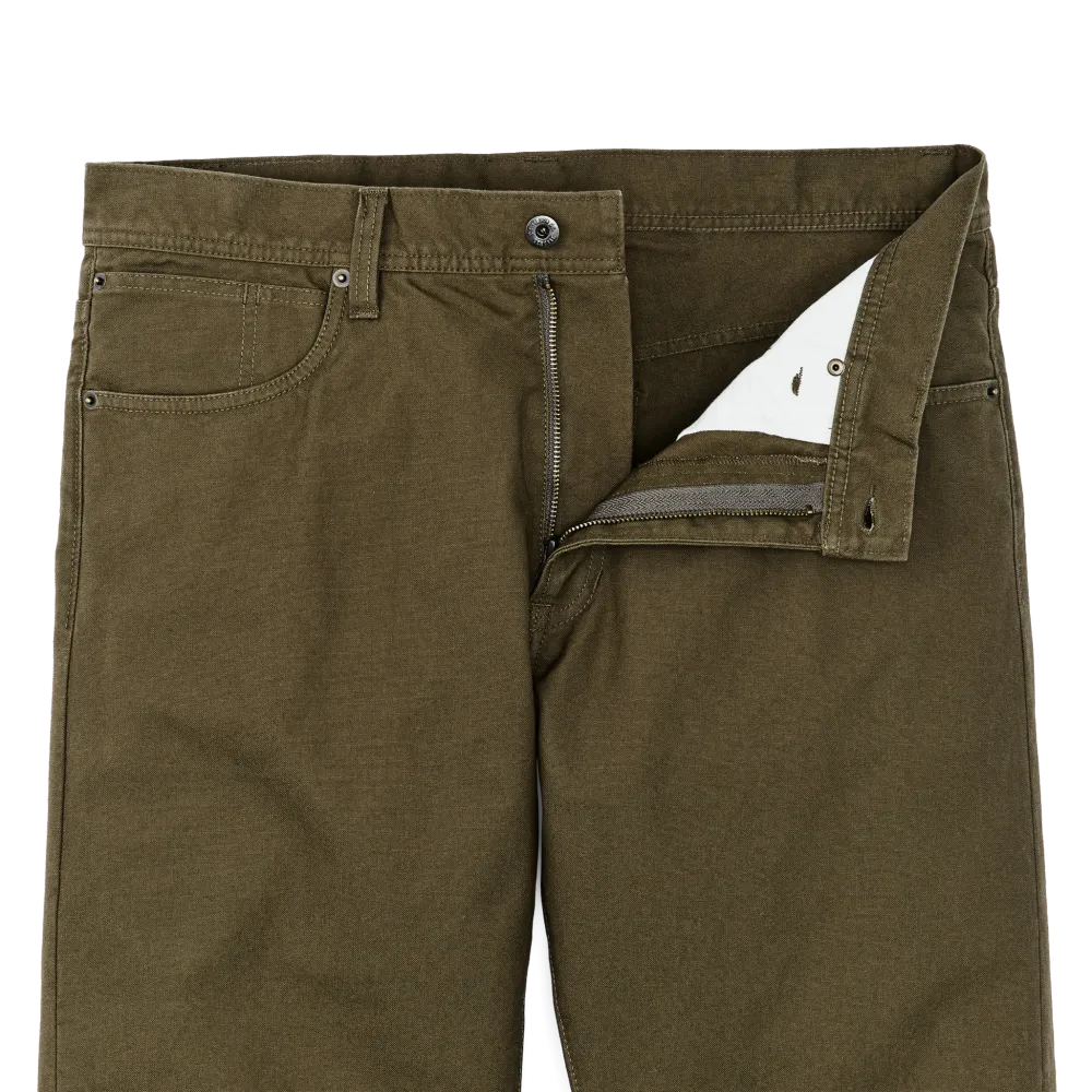 Dry Tin Cloth 5-pocket Pants - Marsh Olive